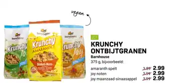 Ekoplaza Krunchy Ontbijtgranen Barnhouse aanbieding