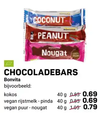 Chocoladebars Bonvita