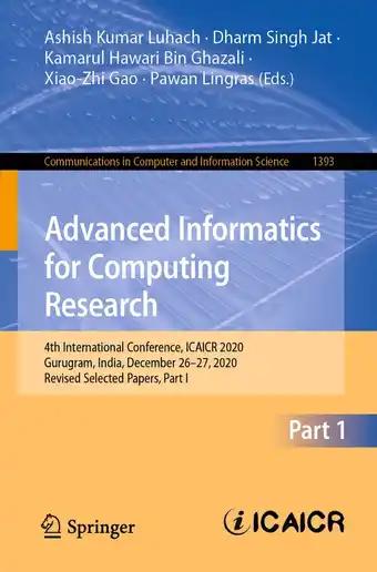 Bol.com Communications in Computer and Information Science- Advanced Informatics for Computing Research aanbieding