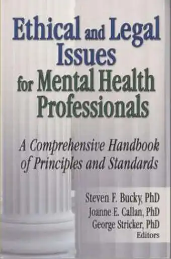 Bol.com Ethical And Legal Issues For Mental Health Professionals aanbieding
