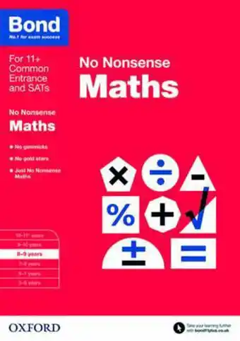 Bond: Maths: No Nonsense