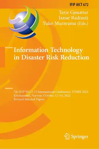 Bol.com IFIP Advances in Information and Communication Technology- Information Technology in Disaster Risk Reduction aanbieding