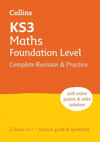 Bol.com Collins KS3 Revision- KS3 Maths Foundation Level All-in-One Complete Revision and Practice aanbieding