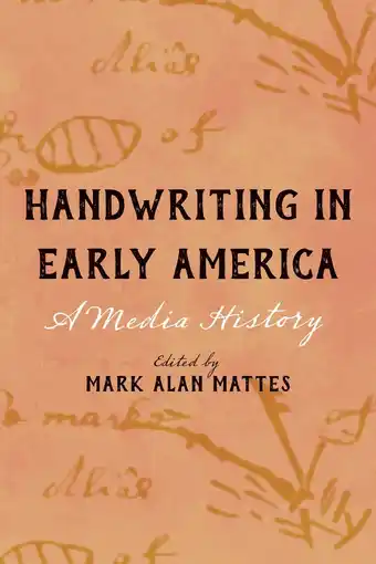 Bol.com Studies in Print Culture and the History of the Book- Handwriting in Early America aanbieding