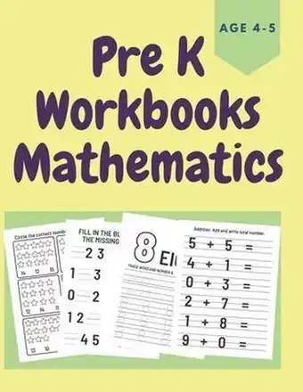 Bol.com PreK Workbooks Age 4-5 Mathematics aanbieding