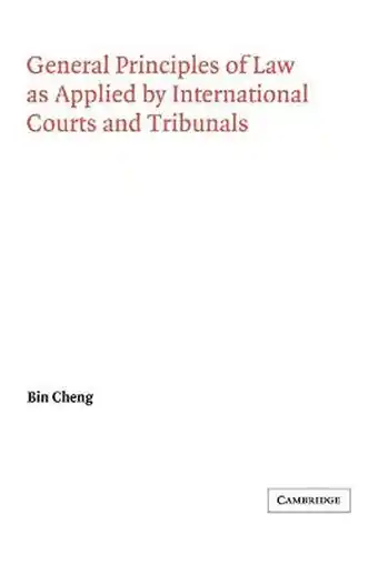 Bol.com General Principles of Law As Applied by International Courts And Tribunals aanbieding