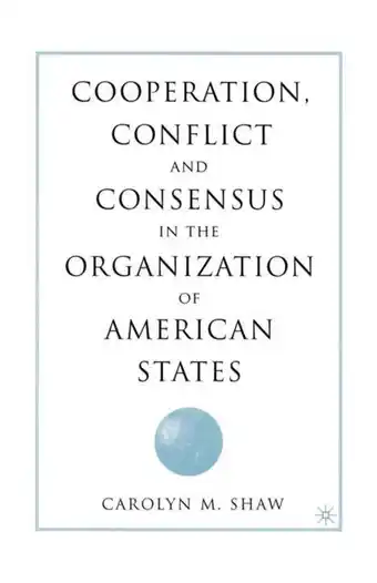 Bol.com Cooperation, Conflict and Consensus in the Organization of American States aanbieding