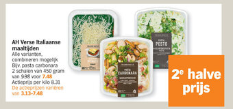 Albert Heijn AH Verse Italiaanse maaltijden aanbieding