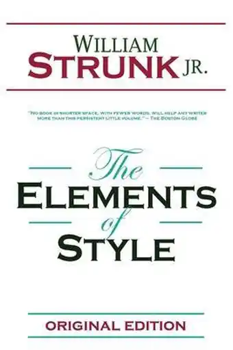 Bol.com The Elements of Style aanbieding