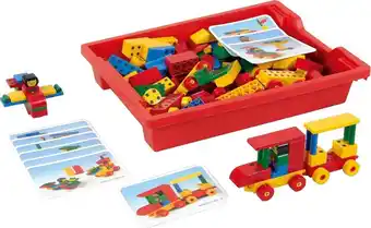 Bol.com Klein Toys Manetico bouwset box - 104 stuks - 12 bouwplannen - geschikt voor kinderen vanaf 1 jaar aanbieding