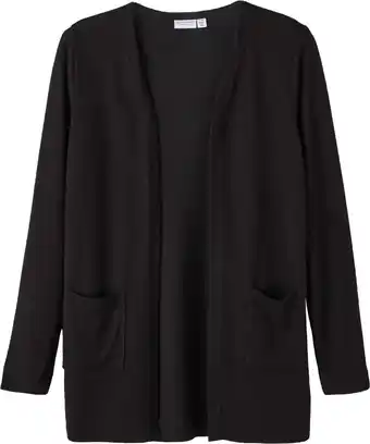 Bol.com NAME IT NKFVICTI LS KNIT CARD L NOOS Meisjes Vest - Maat 122/128 aanbieding