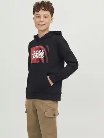 Bol.com JACK&JONES JUNIOR JJECORP LOGO SWEAT HOOD PLAY NOOS JNR Jongens Trui - Maat 176 aanbieding