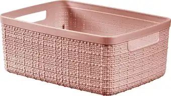 Bol.com Curver Jute Opbergmand - Maat S - 5L - Roze aanbieding