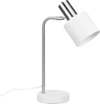 Bol.com REALITY ADAM - Tafellamp - Wit mat - excl. 1x E14 10W aanbieding