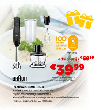 Braun Staafmixer BRMQ3135BK