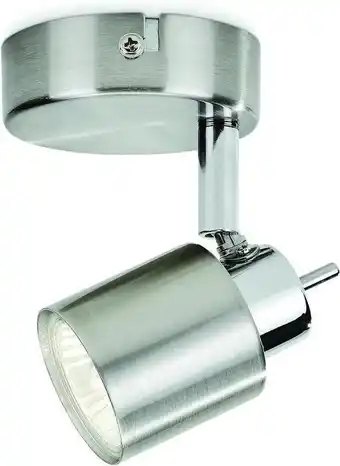 Bol.com Plafondspot / Wandspot PHILIPS Essentials Meranti, Matt Chrome, Excl. lichtbron aanbieding
