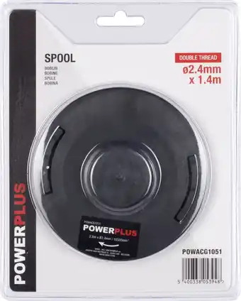 Bol.com Powerplus POWACG1051 Bobijn - Spoel voor grastimmer en bosmaaier - 60476-60478-xg3012-xg3016-xg3023-xg3025-xg30 aanbieding