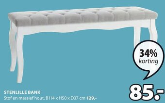 Jysk Stenlille Bank aanbieding