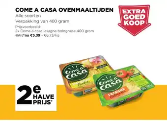 Jumbo Come a Casa Ovenmaaltijden 400g aanbieding