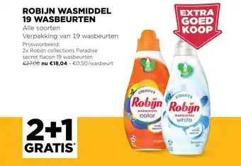 Jumbo Robijn Wasmiddel 19 Wasbeurten aanbieding