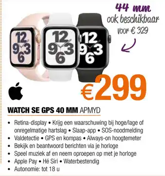 Watch SE GPS 40 MM APMYD