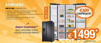 Expert Samsung Side by Side S1RS68A8831B1EF aanbieding
