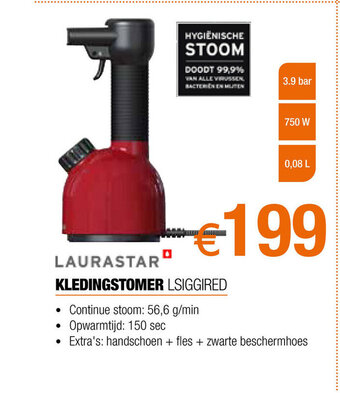 Expert Laurastar Kledingstomer LSIGGIRED aanbieding