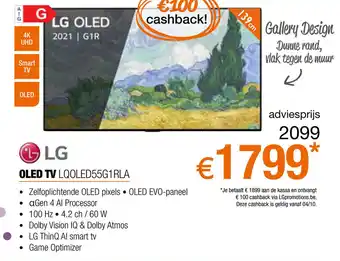 Expert LG OLED TV LQ0LED55G1RLA aanbieding