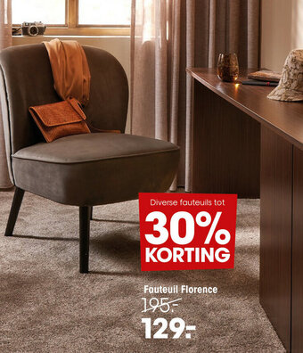 Kwantum Fauteuil Florence aanbieding