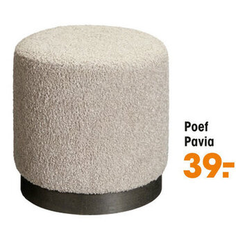 Kwantum Poef Pavia aanbieding