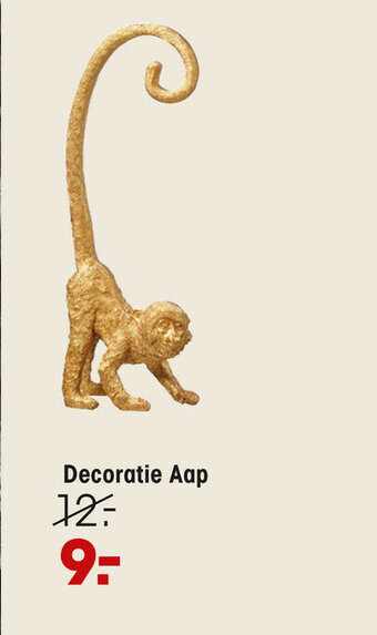 Kwantum Decoratie Aap aanbieding