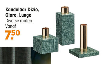 Kwantum Kandelaar Dizio, Claro, Lungo aanbieding