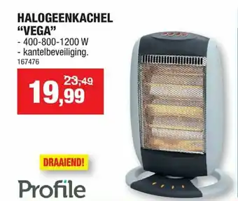 Hubo Halogeenkachel Vega aanbieding