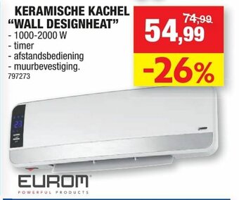 Hubo Keramische Kachel "Wall Designheat" aanbieding