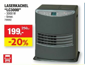 Hubo Laserkachel "LC3000" aanbieding