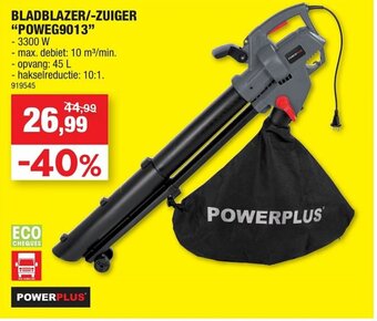 Hubo Bladblazer/-zuiger "POWEG9013" aanbieding