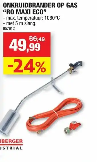 Onkruidbrander op gas "Rio Maxi Eco"