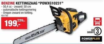Hubo Benzine Kettingzaag "POWXG10231" aanbieding