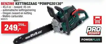 Hubo Benzine Kettingzaag "POWPG20130" aanbieding