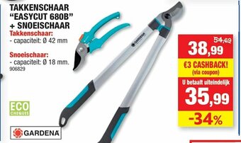 Takkenschaar "Easycut 680B" + Snoeischaar
