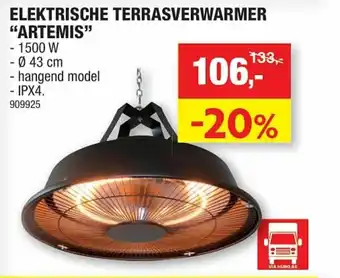 Elektrische Terrasverwarmer "Artemis"