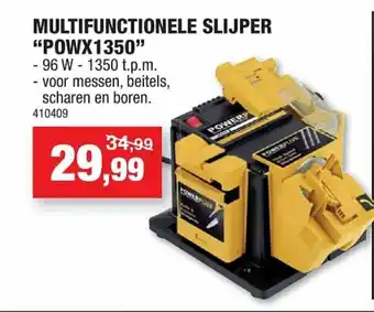 Hubo Multifunctionele Slijper "POWX1350" aanbieding