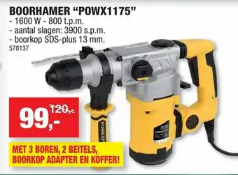 Hubo Boorhamer "POWX1175" aanbieding