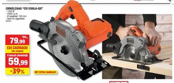 Hubo Cirkelzaag "CS1250LA-QS" aanbieding