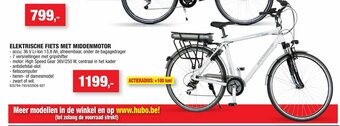Hubo Elektrische Fiets Met Middenmotor aanbieding