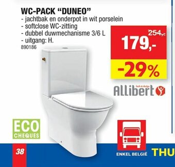 Hubo WC-Pack "Duneo" aanbieding