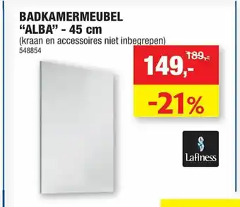 Hubo Badkamermeubel "Alba" - 45 cm aanbieding