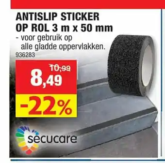 Hubo Antislip Sticker Op Rol 3 m x 50 mm aanbieding