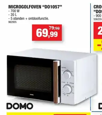 Hubo Microgolfoven "D01057" aanbieding