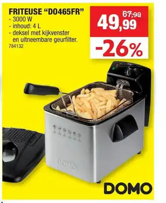 Hubo Friteuse "D0465FR" aanbieding